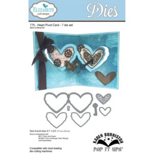 Elizabeth Craft Designs Heart Pivot Card