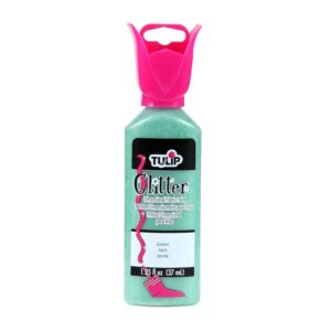 Tulip Glitter Green Dimensional Fabric Paint - 1.25oz