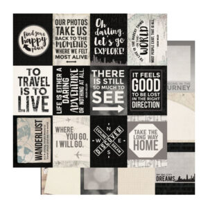 Kaisercraft 12x12 Scrapbook Paper Passport Packs Of 10 Sheets