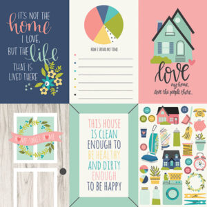 Simple Stories 4x6 Vertical Elements Domestic Bliss Packs Of 10 Sheets