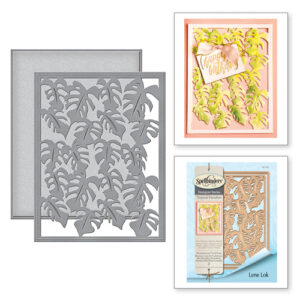 Spellbinders Monstera Leaf Card Front