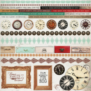 Kaisercraft Antique Bazaar Sticker Sheet