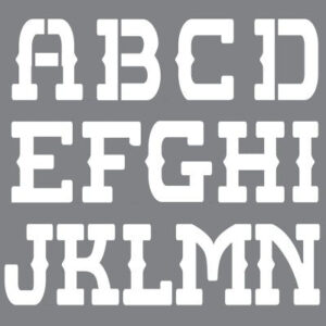 DecoArt Saloon Stencil