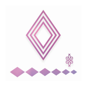 Artdeco Creations Con Nesting Diamonds Sweet Accents
