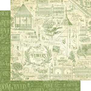 Graphic 45 Plant Happiness 12x12 Paper Packs Of 5 Sheets