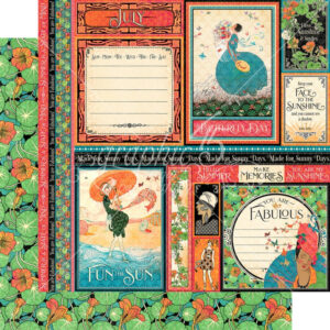 Graphic 45 July 12x12 Paper Packs Of 5 Sheets