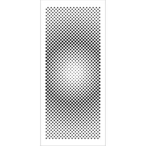 The Crafters Workshop 4x9 Slimline Stencil Halftones
