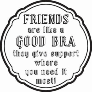 Hampton Art Wood Mounted Stamp Lol Give Support