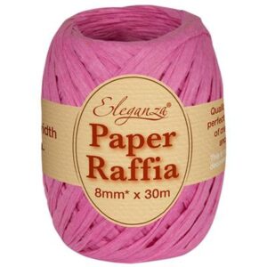 Paper Raffia No.28 Fuchsia - 8mm X 30m