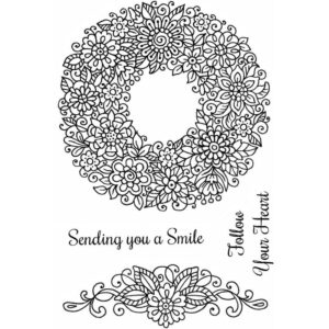 Photocentric Sue Dix Fantasy Floral Wreath