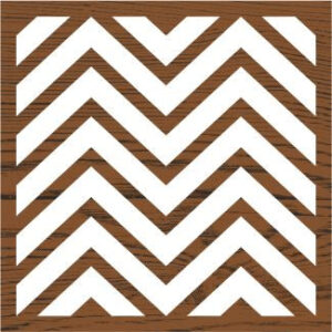 Medium Chevron Block Printing Stamp