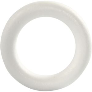 Creativ Ring 17x3cm 1pc White