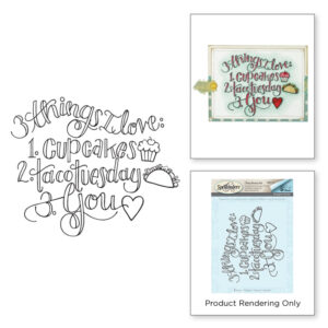 Spellbinders Things I Love Stamps