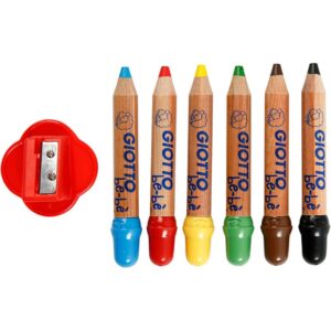 Creativ Colour Pencils 6x13mm 6pieces Assorted