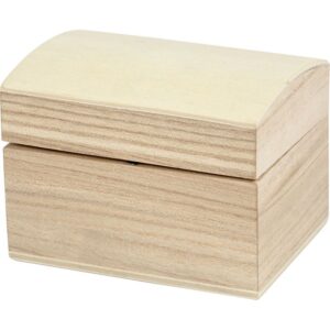 Creativ Treasure Chest 8x6x4.5cm 1pc Paulownia