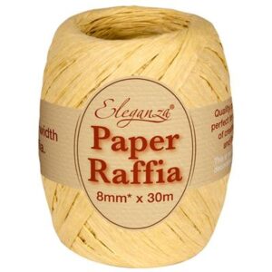 Paper Raffia No.02 Natural - 8mm X 30m