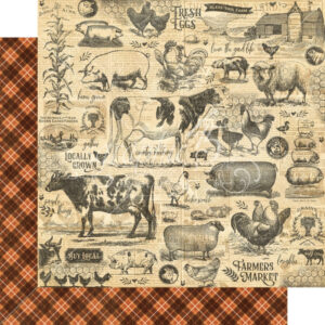 Graphic 45 Gather Together 12x12 Paper Packs Of 5 Sheets