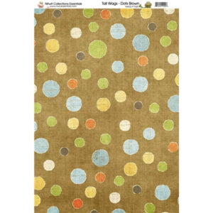 Nitwit Collections Essentials Tw Dots Brown Paper A4 Pack Of 10 Sheets