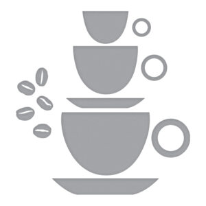 Spellbinders Cup And Beans Etched Dies