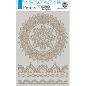 Yart Factory Chipboard. Mandala & Borders 2 A5by Jolanda