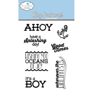 Elizabeth Craft Designs Ahoy Sentiments