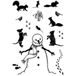 Card-io Favoured Friends A6 Clear Stamp Set