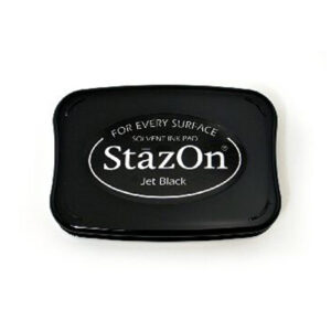 Tsukineko Jet Black Stazon On Pad