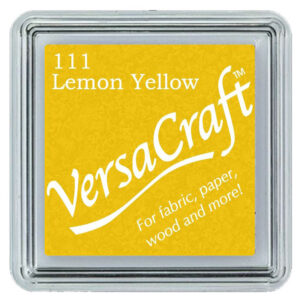 Tsukineko Lemon Yellow Versacraft Small Pad