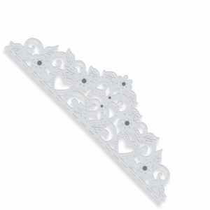 Sue Dix Hearts And Flowers Edger Sweet Dixie Cutting Die