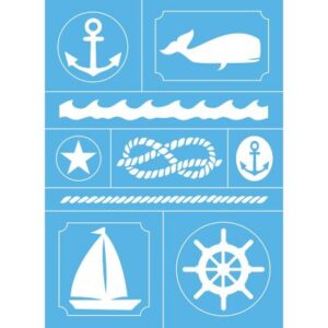 DecoArt Anchors Away Stencil