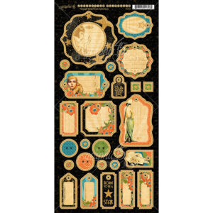 Graphic 45 Journaling Chipboard Vintage