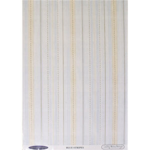 Lindsay Mason Blue Stripes Pack Of 10 Sheets