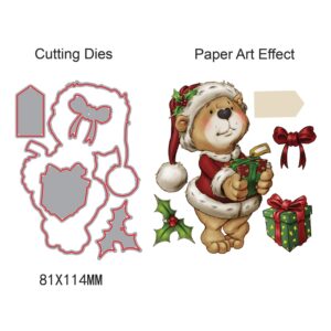 Debbi Moore Designs Match It Dies - Christmas Bears - Santa
