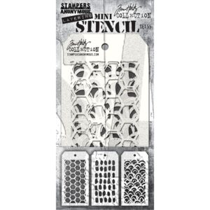 Art Gone Wild Mini Stencil Set 55 - Tim Holtz
