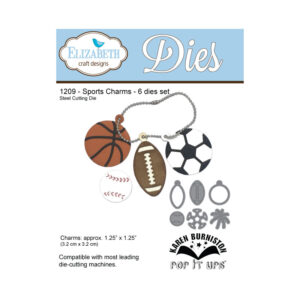 Elizabeth Craft Designs Sports Charms