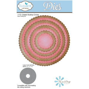 Elizabeth Craft Designs Dotted Scallop Circles