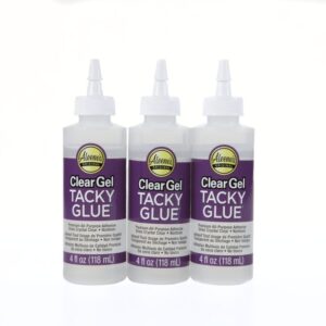 Aleenes Clear Gel Tacky Glue 4-oz. 3 Pack