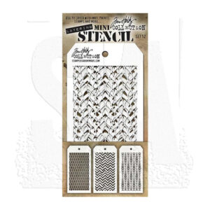 Art Gone Wild Mini Stencil Set 12