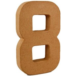 Number 8.25" 8 Pack Of 3