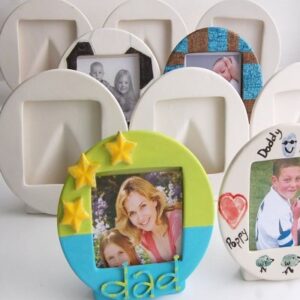 Round Photo Frame With Pvc (Carton Of 6)