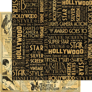 Graphic 45 Silver Screen Packs Of 10 Sheets