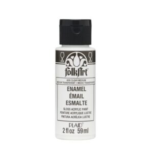 Clear Medium Folkart Enamels 2oz