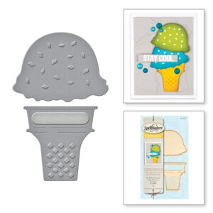 Spellbinders Ice Cream Yummy Etched Dies