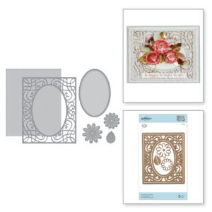 Spellbinders A2 Corner Cotillion Etched Dies