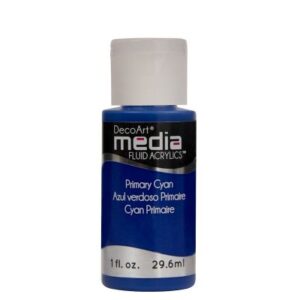 DecoArt Primary Cyan Media Paint