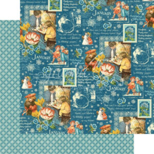 Graphic 45 January Montage Packs Of 10 Sheets