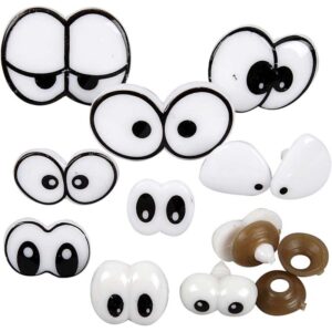 Creativ Funny Eyes, Size 2-3 Cm, 9 Mixed