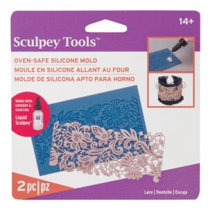 Sculpey Silicone Oven Safe Mold Lace