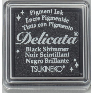 Tsukineko Black Shimmer Delicata Ink Pad
