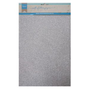 Marianne Design Soft Glitter Paper - Silver